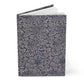 Floral patterned notebook on a white background