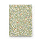 Notebook with a decorative cover featuring William Morris & Co birds and foliage on a white background
