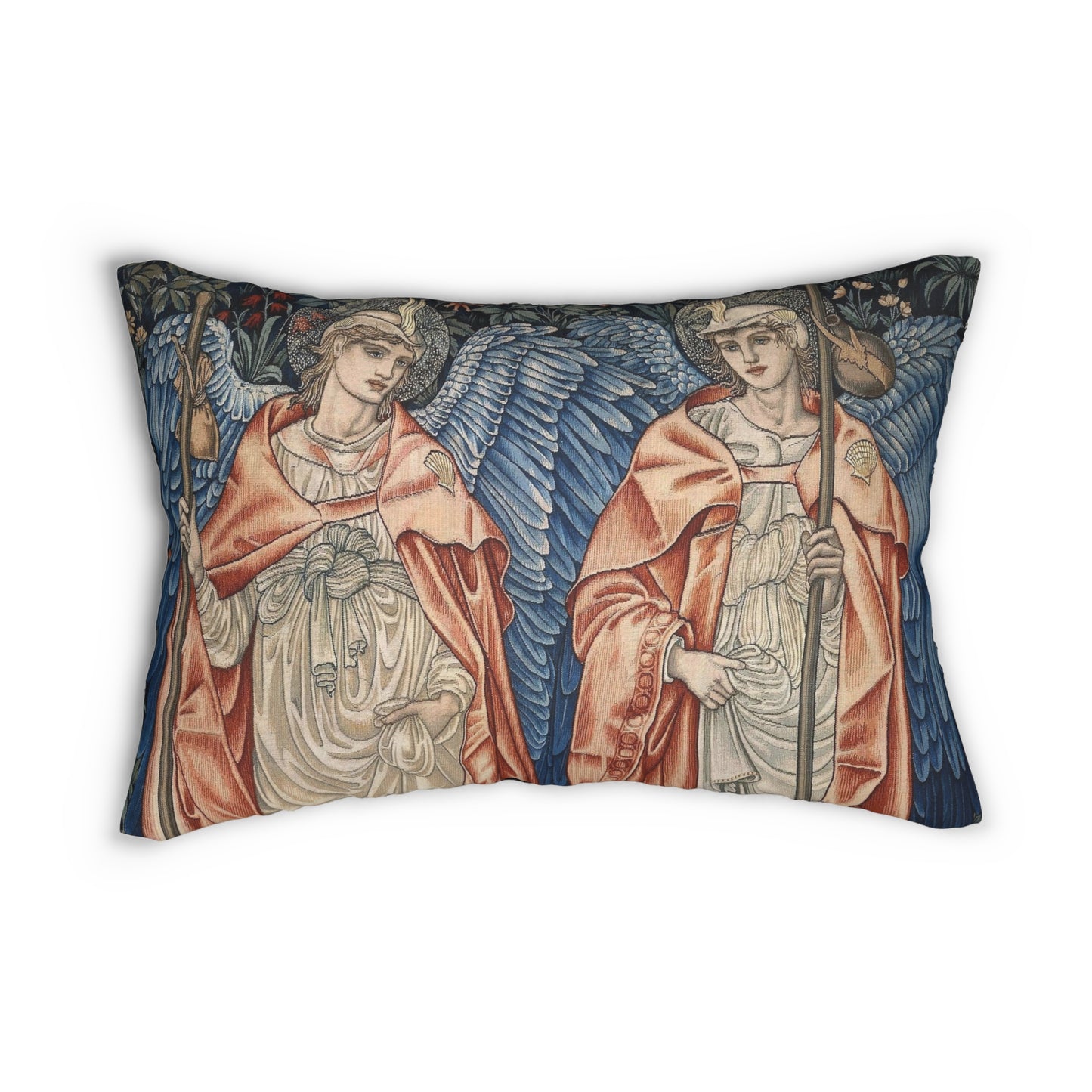 William Morris & Co cushions are designed to add a touch of custom character to any setting, these cushions are a decor enthusiast's dream come true. Add this beautiful spun-polyester lumbar pillow to your home decor pieces today.