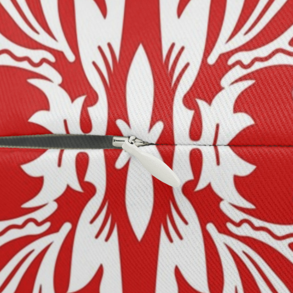 Lumbar Cushion inspired by William Morris - Brer Rabbit Collection (Red)