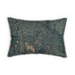 Lumbar Cushion designed by William Morris & Co in a floral pattern called Greenery Collection (Fox)