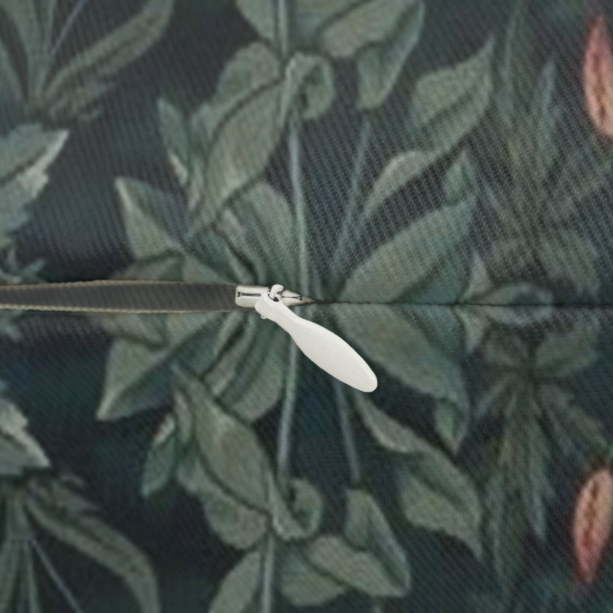 Lumbar Cushion designed by William Morris & Co in a floral pattern called Greenery Collection (Fox)