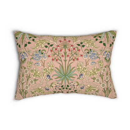 Lumbar Cushion inspired by William Morris - Hyacinth Collection (Blossom)