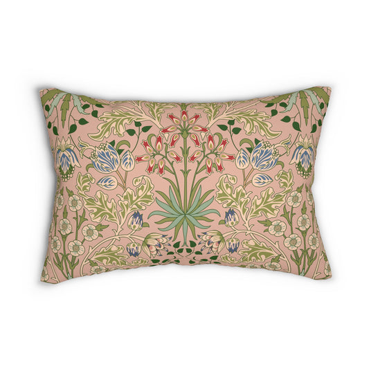 Lumbar Cushion inspired by William Morris - Hyacinth Collection (Blossom)