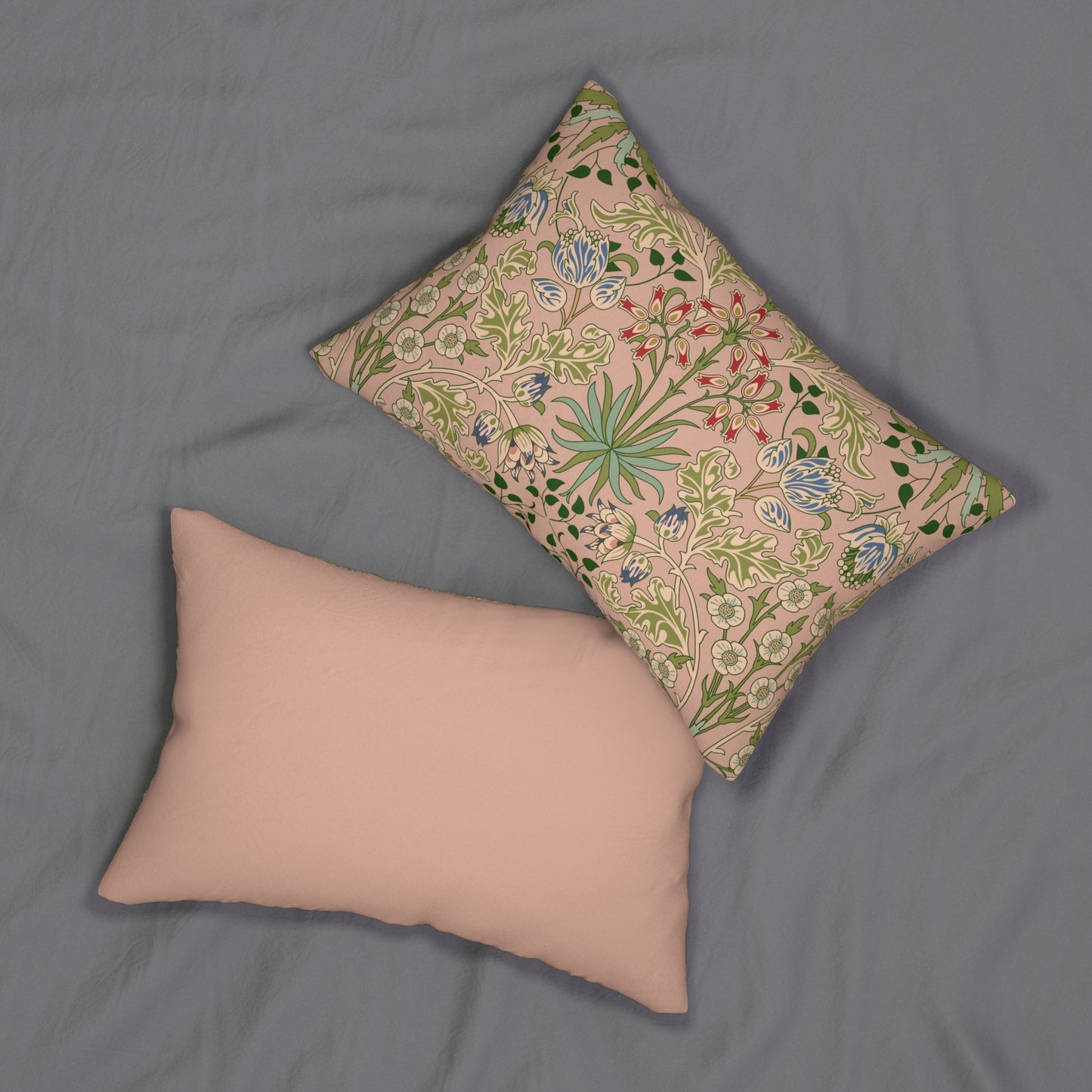 Lumbar Cushion inspired by William Morris - Hyacinth Collection (Blossom)