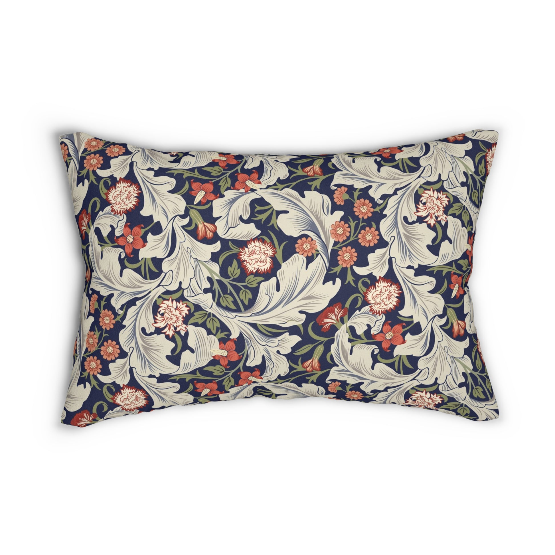 William Morris & Co Lumbar Cushion - a inspired by the timeless elegance of William Morris Art. Immerse your living space in the rich heritage of arts and crafts lumbar cushion