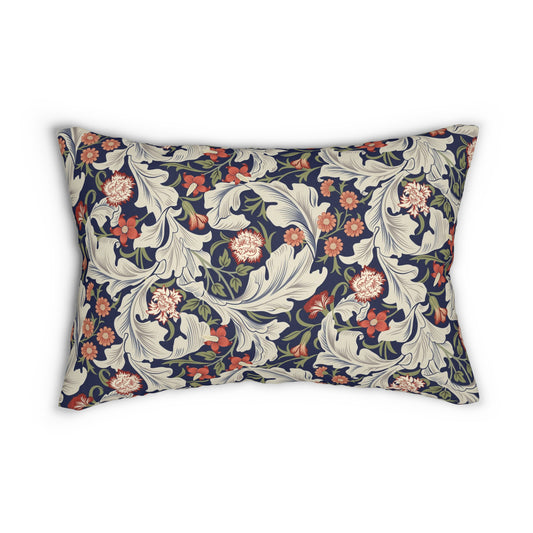 William Morris & Co Lumbar Cushion - a inspired by the timeless elegance of William Morris Art. Immerse your living space in the rich heritage of arts and crafts lumbar cushion