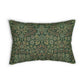 Lumbar Cushion designed by William Morris & Co in a green floral pattern called Flower Garden Collection