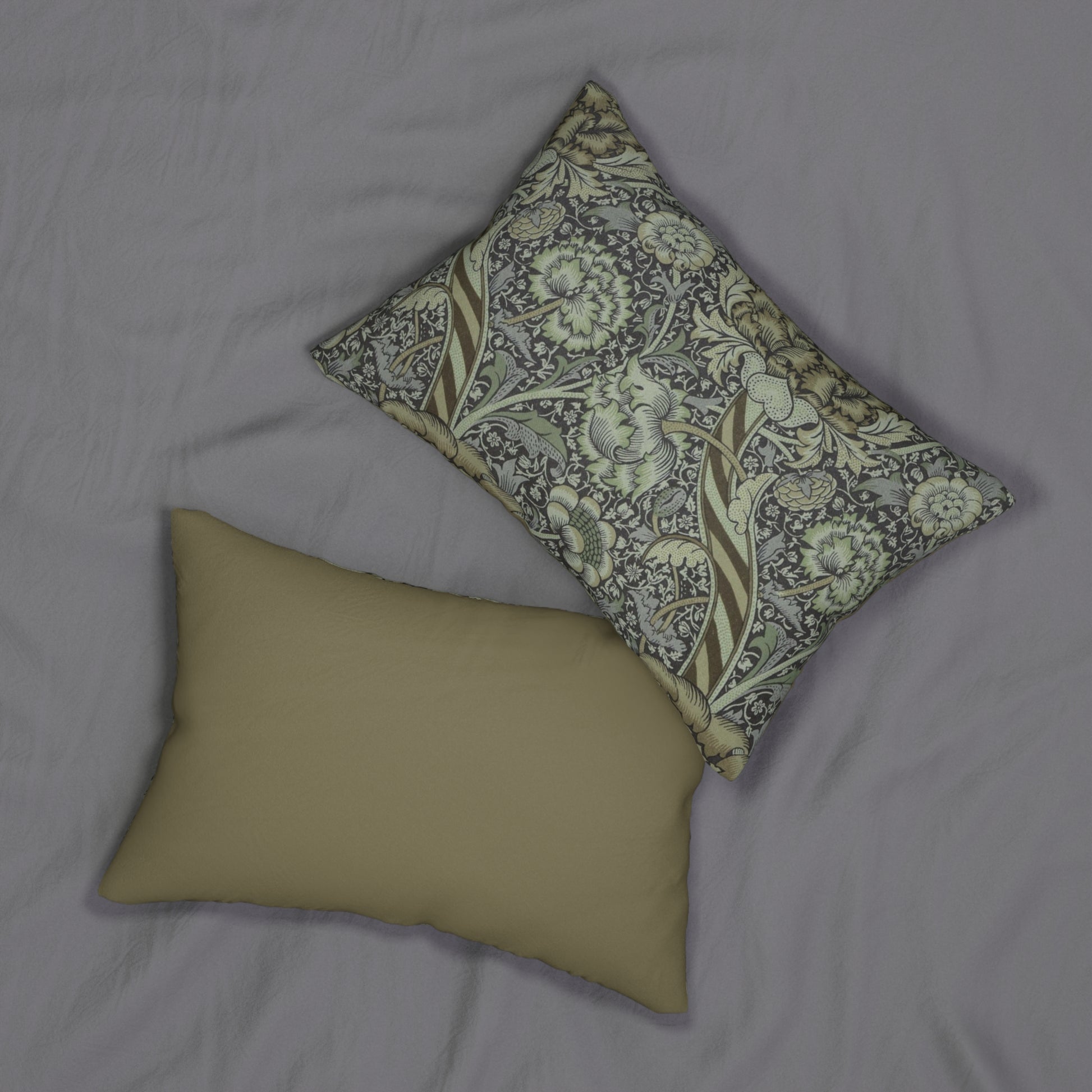 William Morris & Co Lumbar Cushion - inspired by the timeless elegance of William Morris Art. Immerse your living space in the heritage of arts and crafts with this lumbar cushion