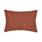 Lumbar Cushion designed by William Morris & Co in a rust red floral pattered called Acorn and Oak Leaves Collection (Rust)