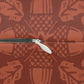Lumbar Cushion designed by William Morris & Co in a rust red floral pattered called Acorn and Oak Leaves Collection (Rust)
