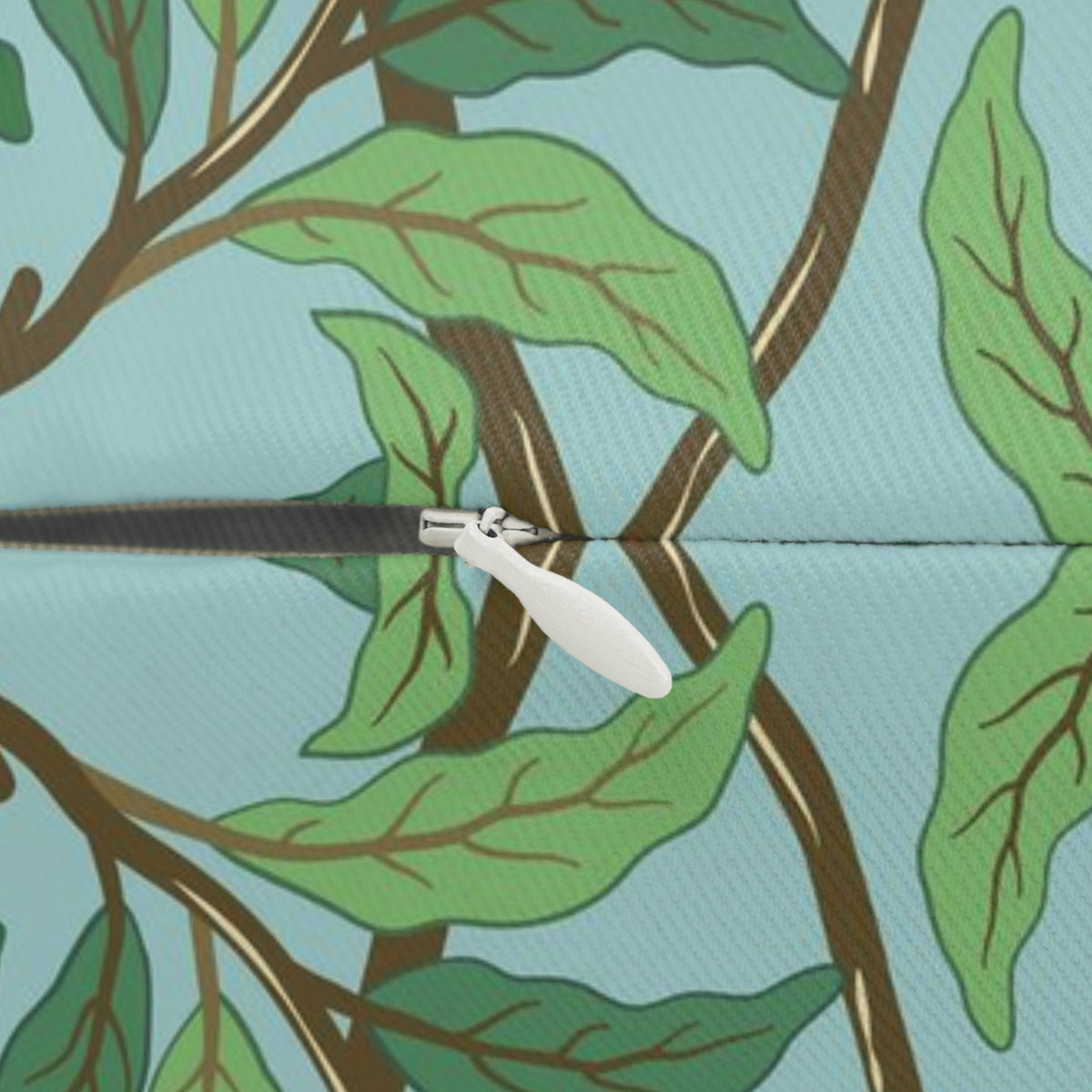 Lumbar Cushion inspired by William Morris - Bird and Pomegranate Collection (Tiffany Blue)