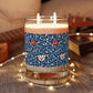 Luxury Scented Candle in an Arts & Crafts floral pattern inspired by William Morris & Co called Medway Collection