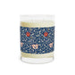 Luxury Scented Candle in an Arts & Crafts floral pattern inspired by William Morris & Co called Medway Collection