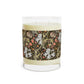 Luxury Scented Candle in an Arts & Crafts pattern inspired by William Morris & Co called Golden Lily Collection (Midnight)