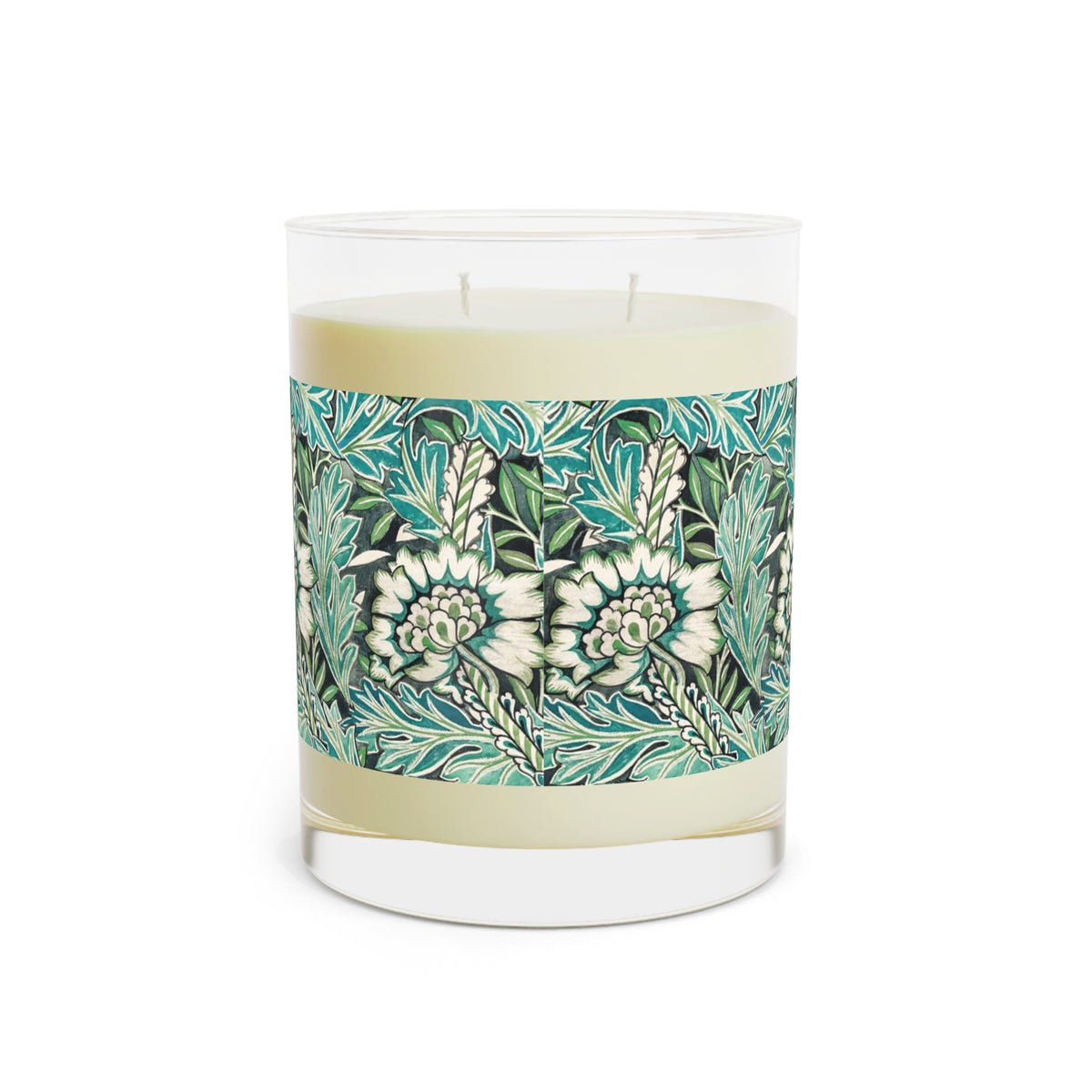 Luxury Scented Candle inspired by William Morris - Anemone Collection (Aqua)