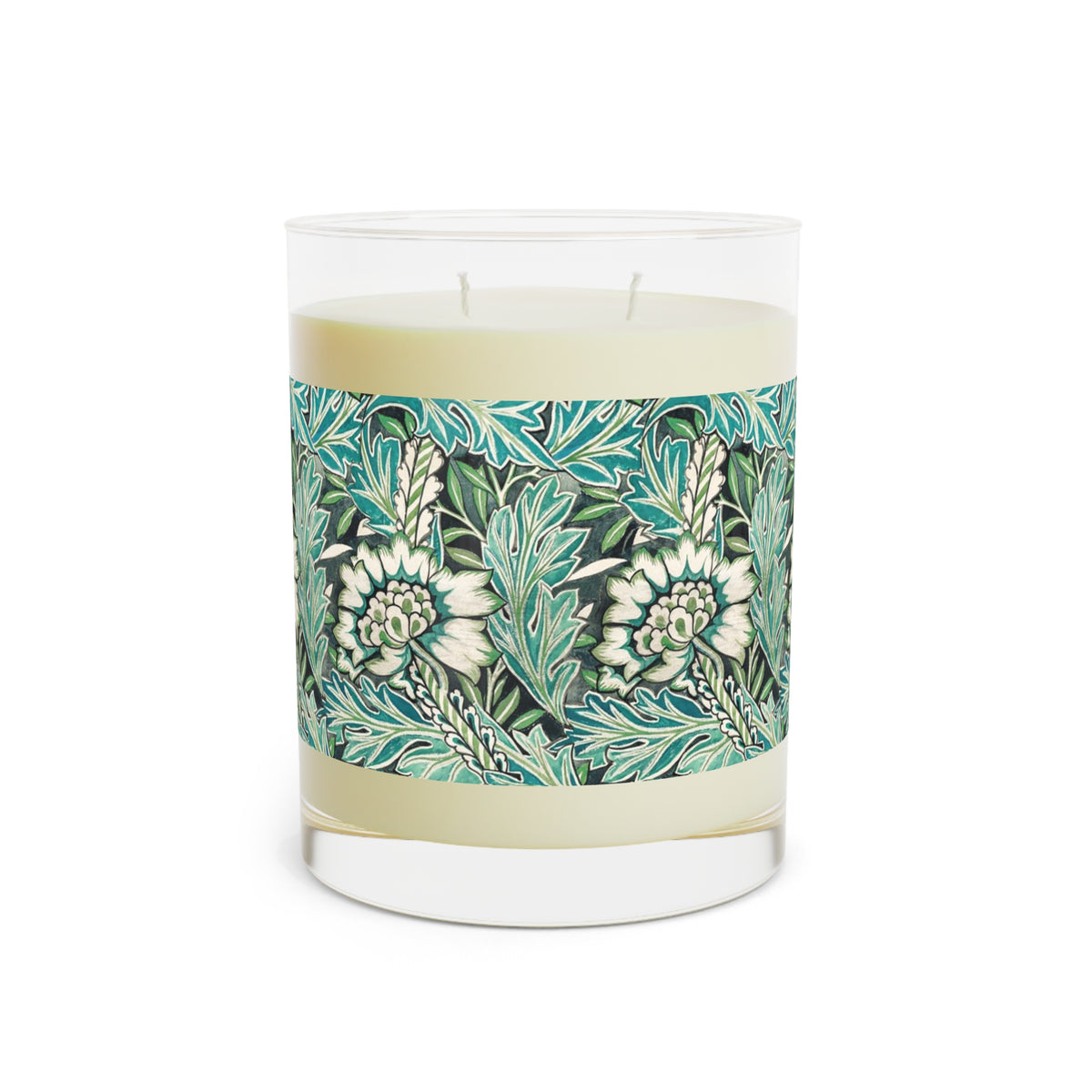 Luxury Scented Candle inspired by William Morris - Anemone Collection (Aqua)