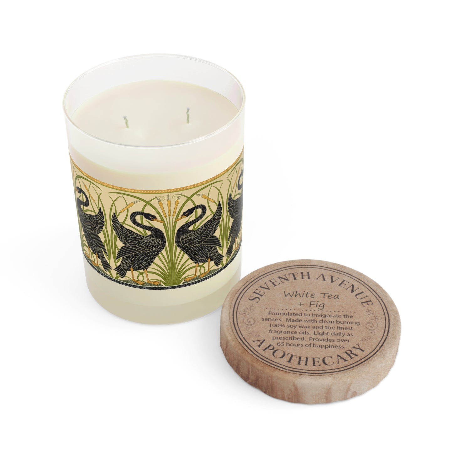 Luxury Scented Candle inspired by William Morris - Black Swan Collection (Cygnus Aatratus)