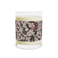 Luxury Scented Candle in an Arts & Crafts pattern inspired by William Morris & Co called Leicester Collection (Brown)