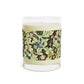 Luxury Scented Candle in an Arts & Crafts floral pattern inspired by William Morris & Co called Leicester Collection (Green)