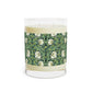 Luxury Scented Candle in an Arts & Crafts pattern inspired by William Morris & Co called Pimpernel Collection (Green)