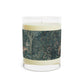 Luxury Scented Candle  in an Arts & Crafts pattern inspired by William Morris  & Co called Greenery Collection
