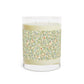 Luxury Scented Candle in an Arts & Crafts pattern inspired by William Morris & Co called Bird and Pomegranate Collection (Parchment) by Kathleen Kersey
