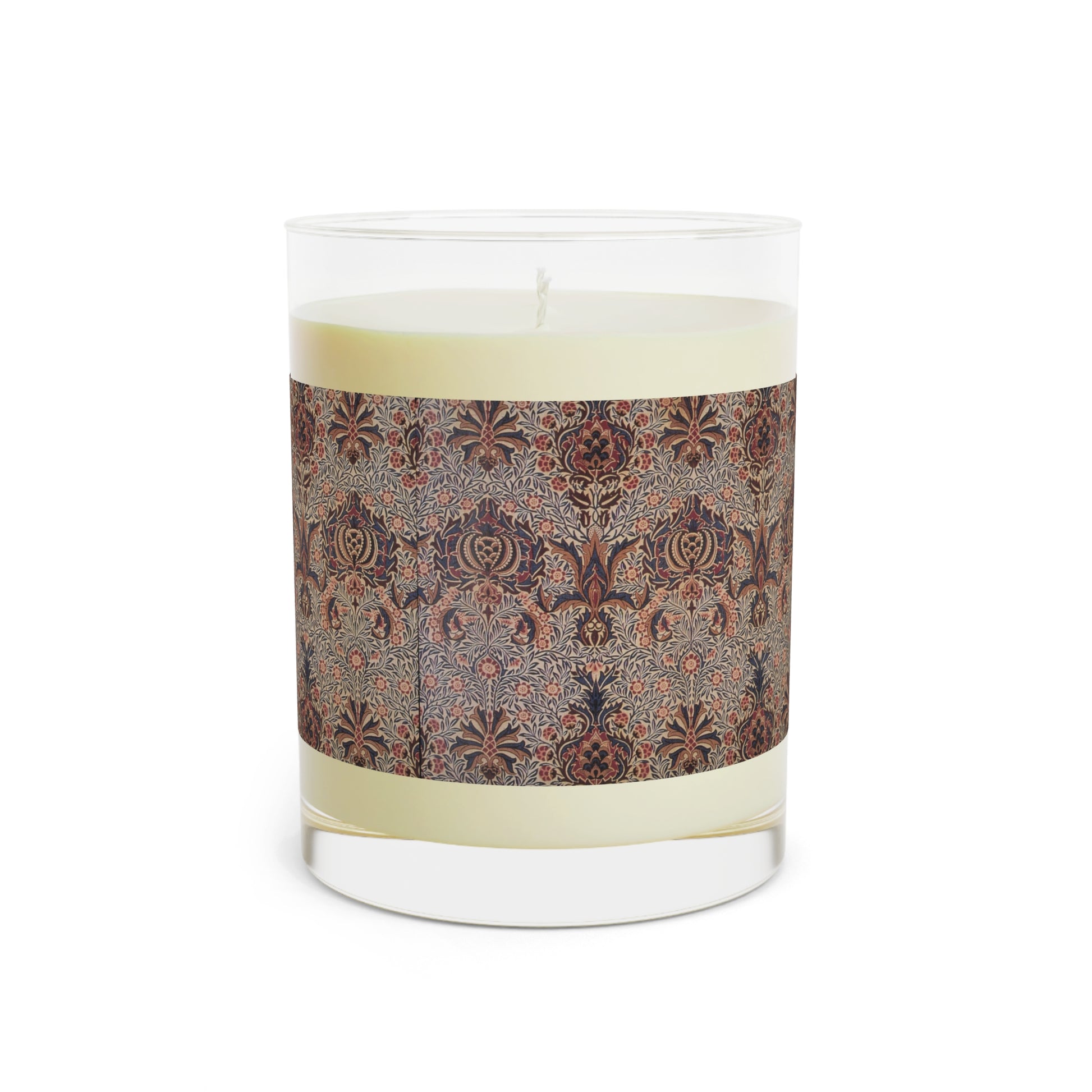 Luxury Scented Candle in a pattern inspired by William Morris & Co called Pomegranate Collection