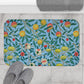 Microfibre Bath Mat inspired by William Morris - Four Fruits Collection (Sky)
