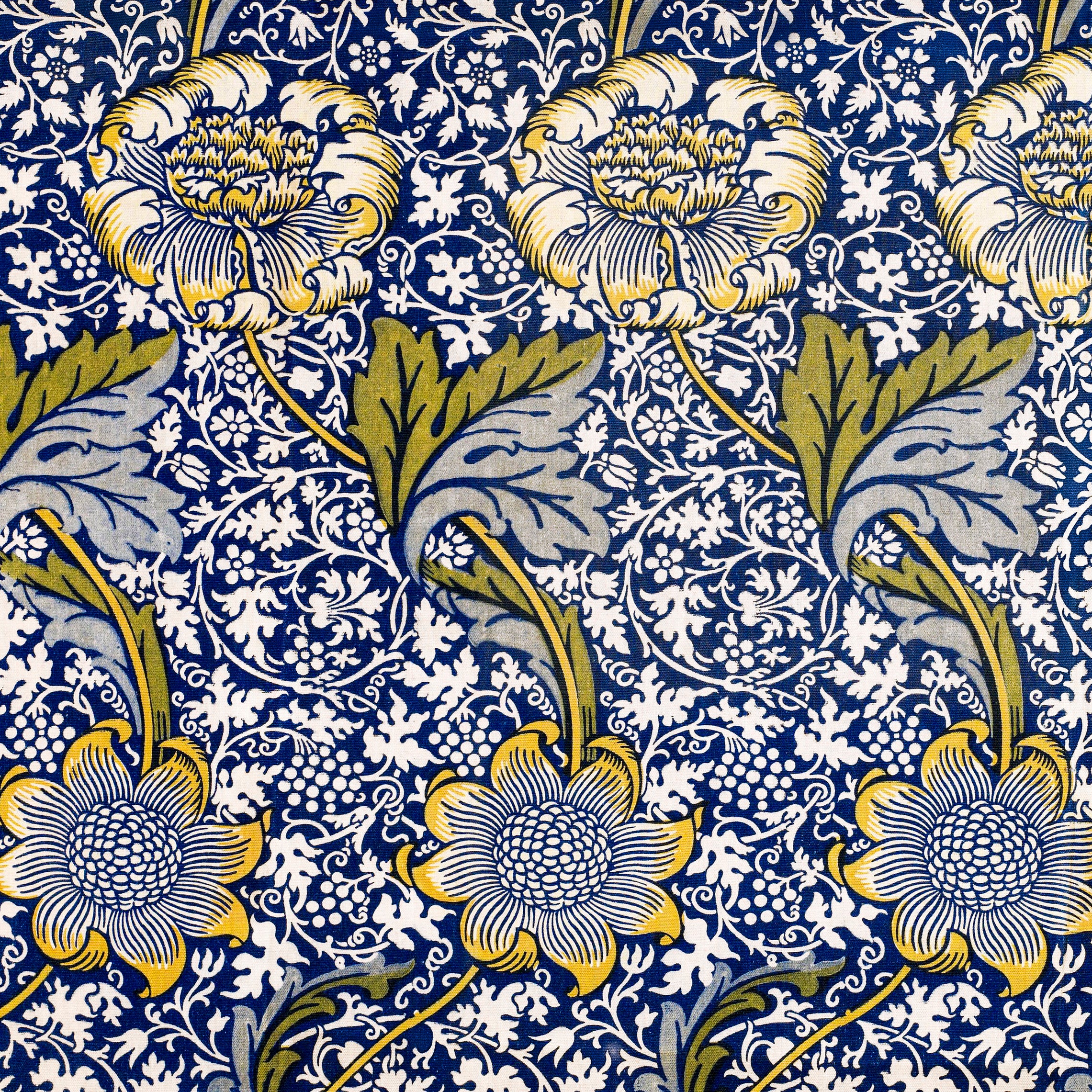 Microfibre Bath Mat inspired by William Morris - Kennet Collection ...