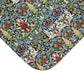 Floral patterned fabric with a white background