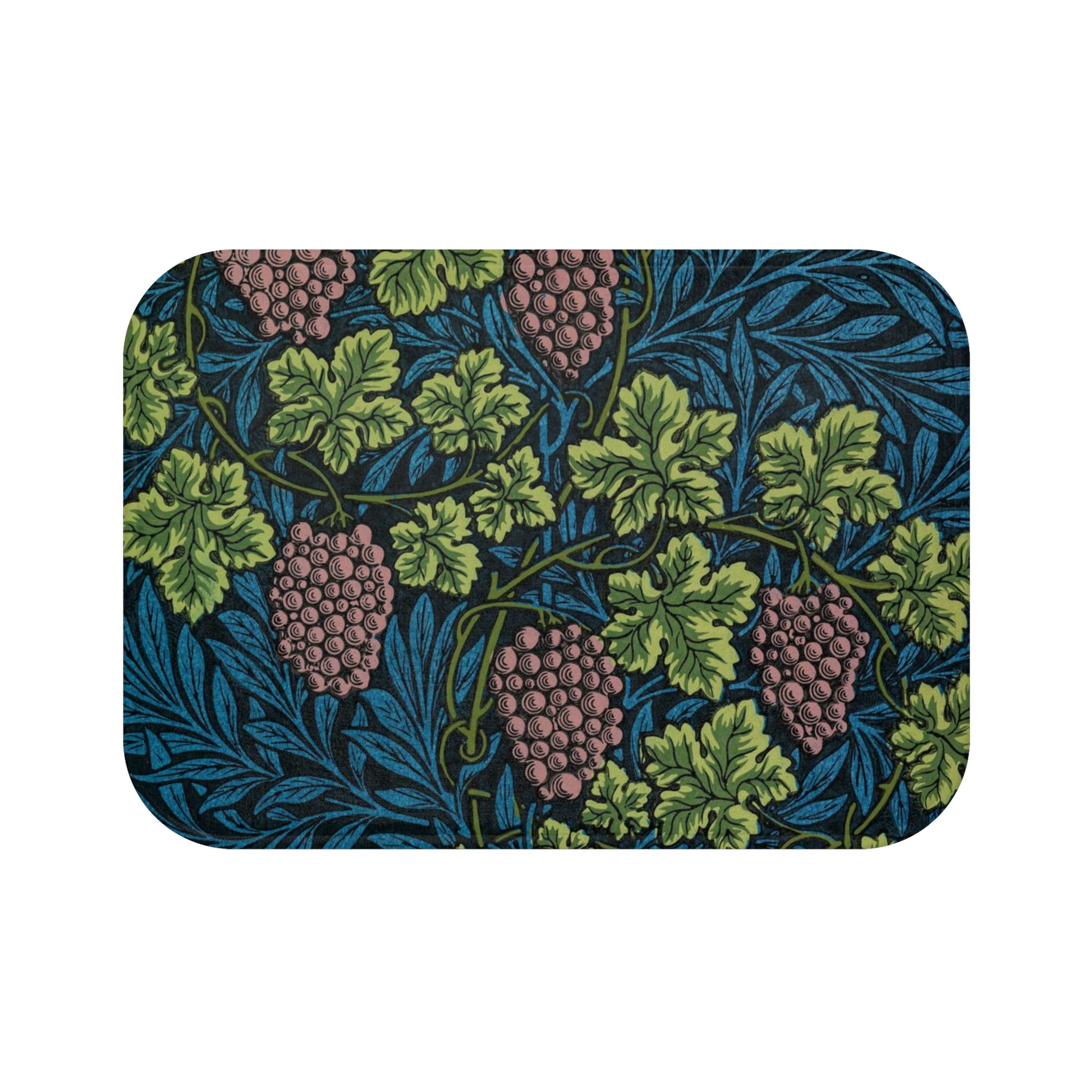 Microfibre Bath Mat inspired by William Morris - Vine Collection
