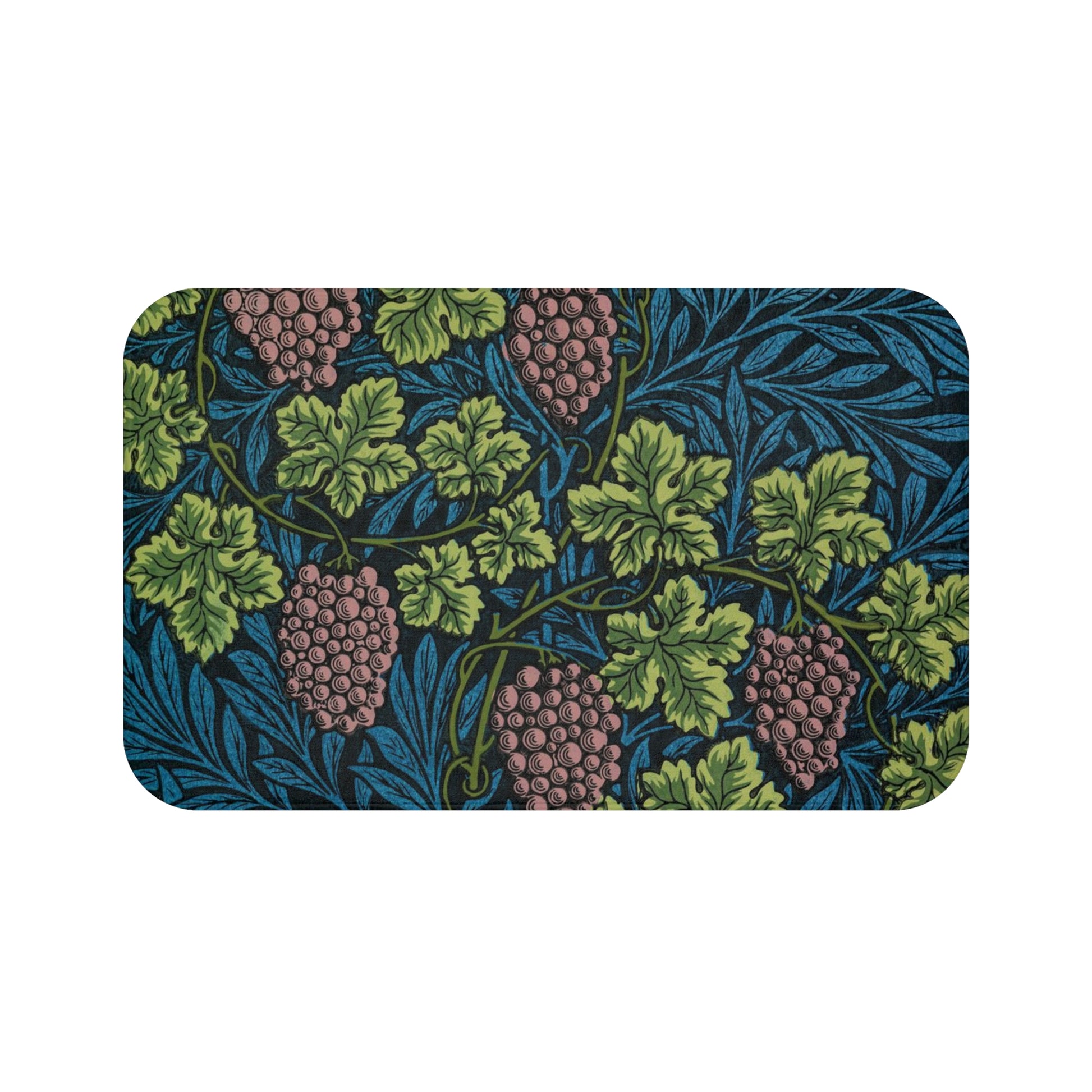 Microfibre Bath Mat inspired by William Morris - Vine Collection