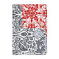Luxury Velveteen Minky Blanket (Two-sided print) inspired by William Morris & Co in a pattern called Brer Rabbit Collection (Grey/Red)