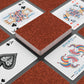 Playing cards with a focus on card design and pattern
