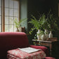 Velvet Blanket inspired by William Morris - Brer Rabbit Collection (Red)