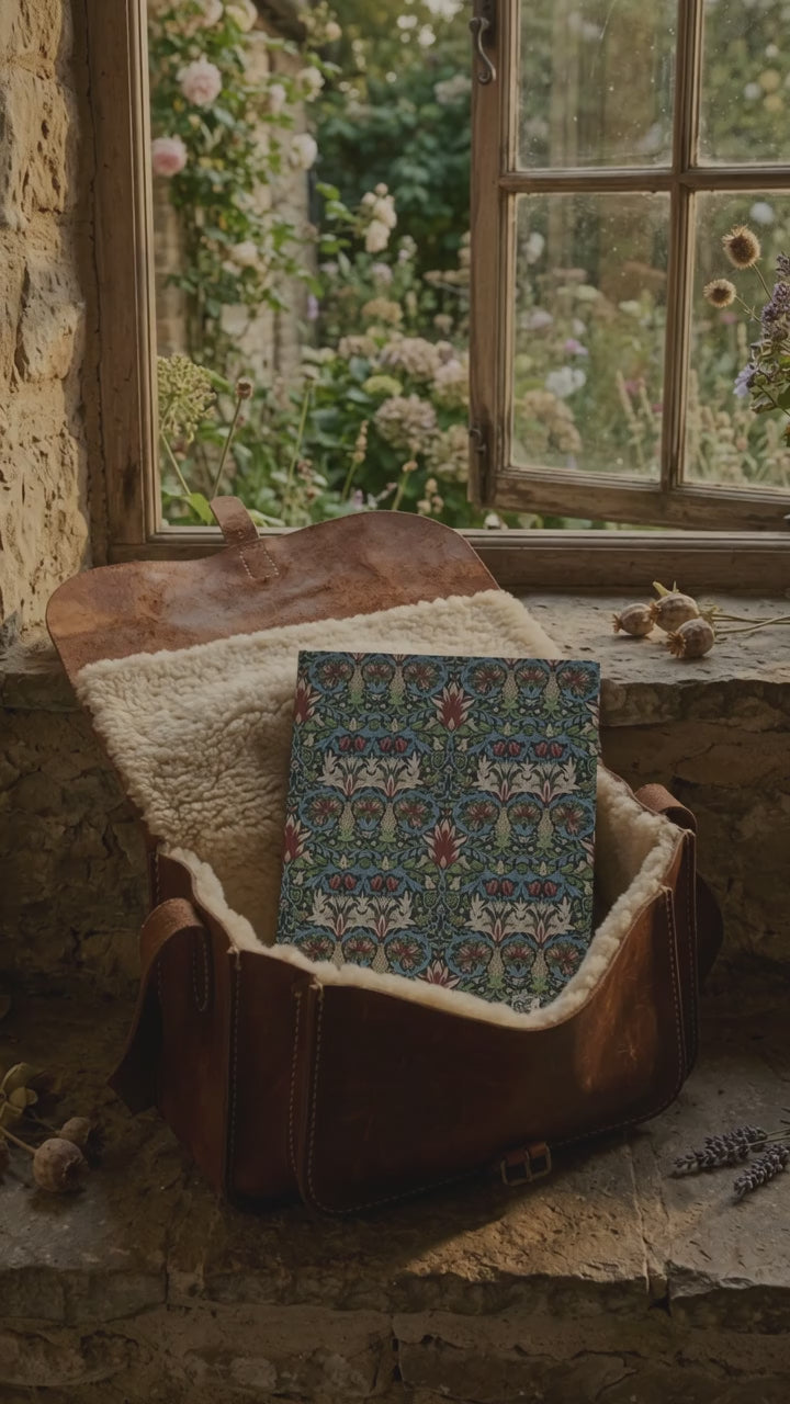 lined-hardcover-journal-by-william-morris-snakeshead-collection-9