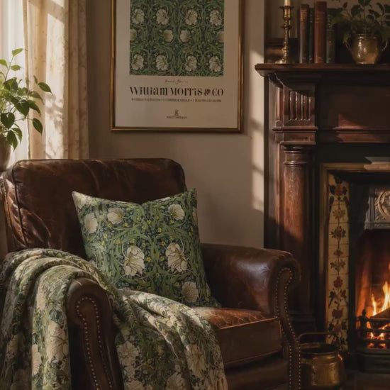 woven-cotton-blanket-william-morris-pimpernel-collection-green-15