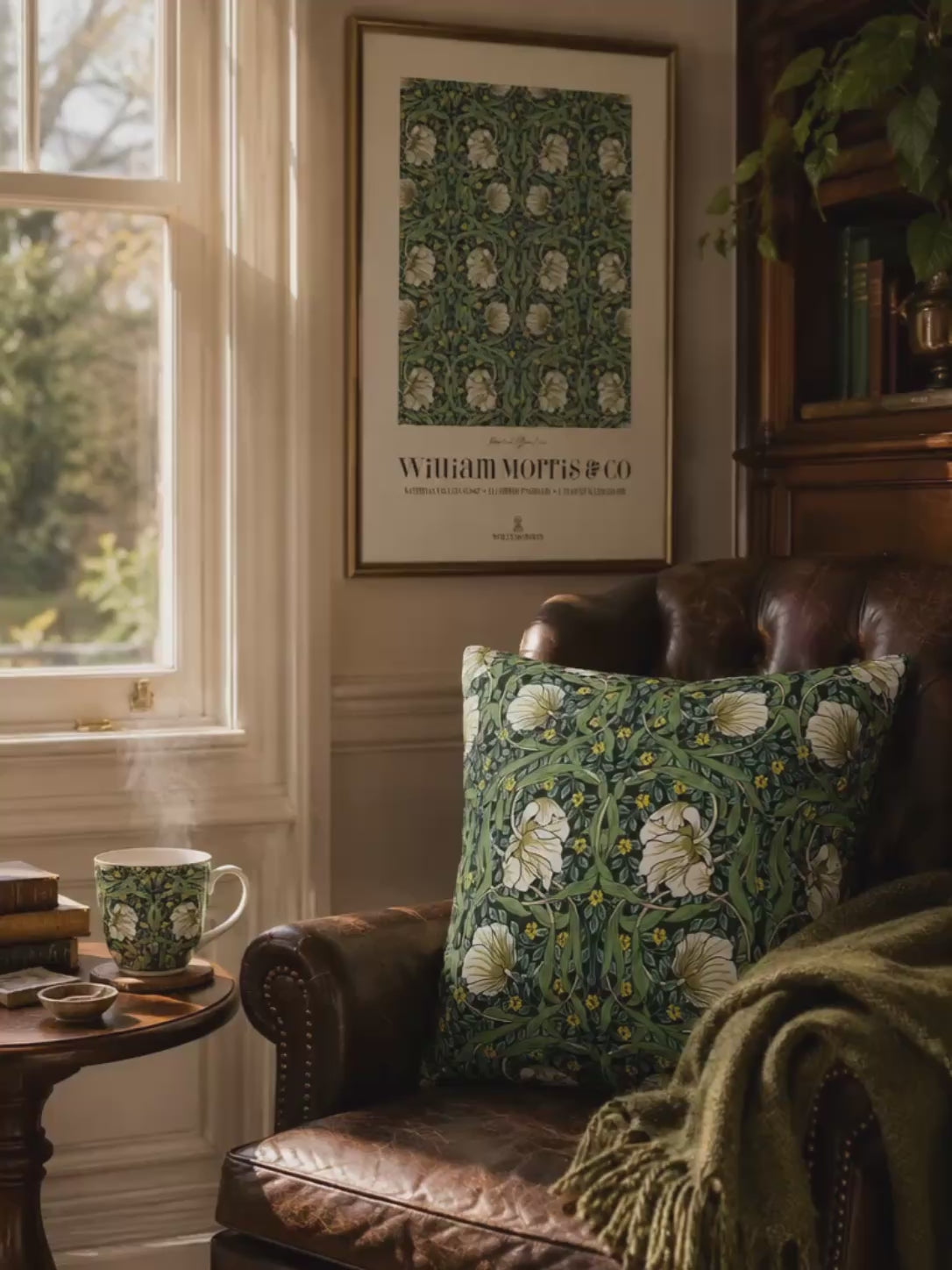 faux-suede-cushion-william-morris-pimpernel-collection-green-11