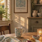 Monthly Subscription Tea Towel + Digital Art Print by William Morris - The Living Beautifully Club