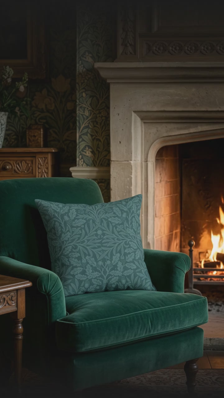 faux-suede-cushion-william-morris-acorns-and-oak-leaves-teal-13