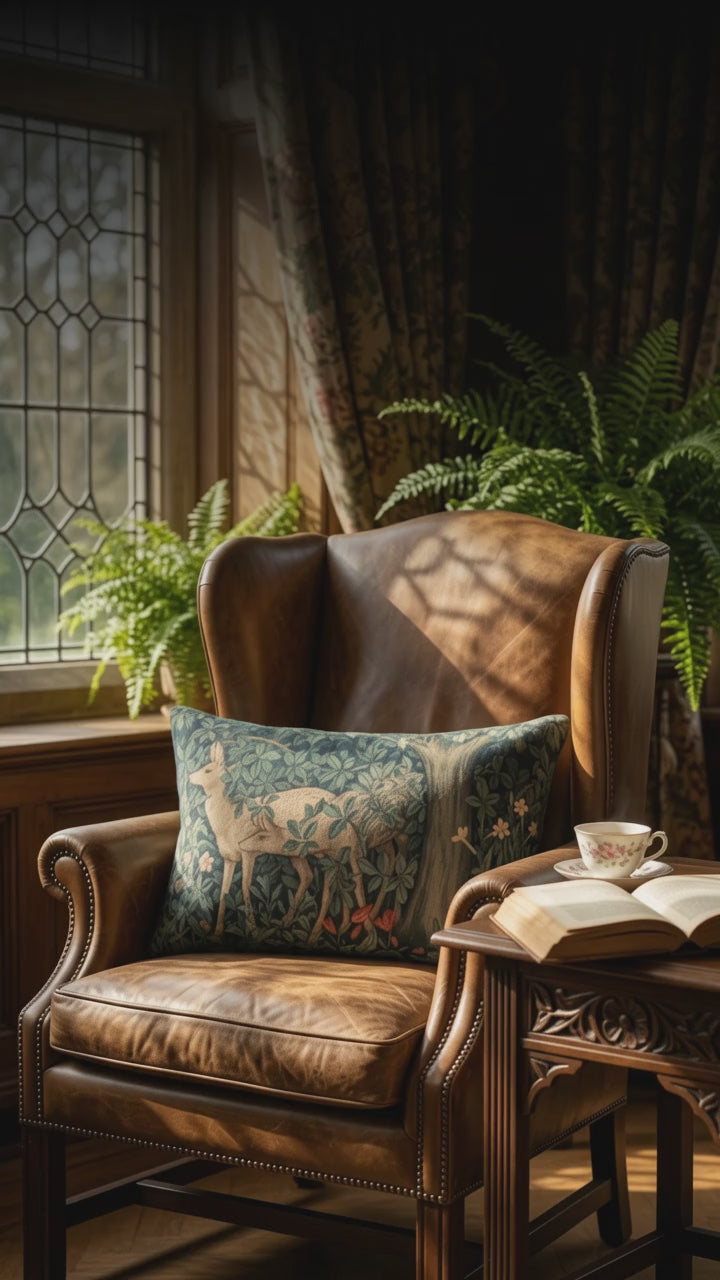 lumbar-cushion-by-william-morris-greenery-collection-dear-left-8
