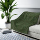 Sherpa Fleece Blanket inspired by William Morris - Flower Garden Collection