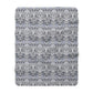 Sherpa Fleece Blanket inspired by William Morris & Co in a pattern called Brer Rabbit Collection (Grey)