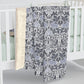 Sherpa Fleece Blanket inspired by William Morris & Co in a pattern called Brer Rabbit Collection (Grey)