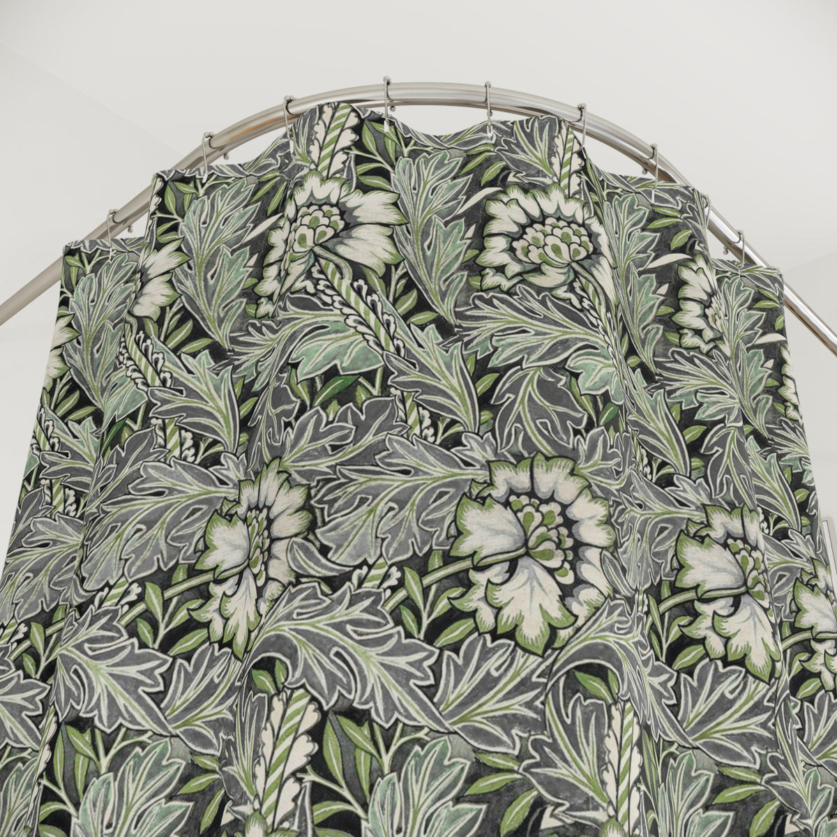 Shower Curtain inspired by William Morris - Anemone Collection (Mist)