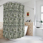 Shower Curtain inspired by William Morris - Anemone Collection (Mist)