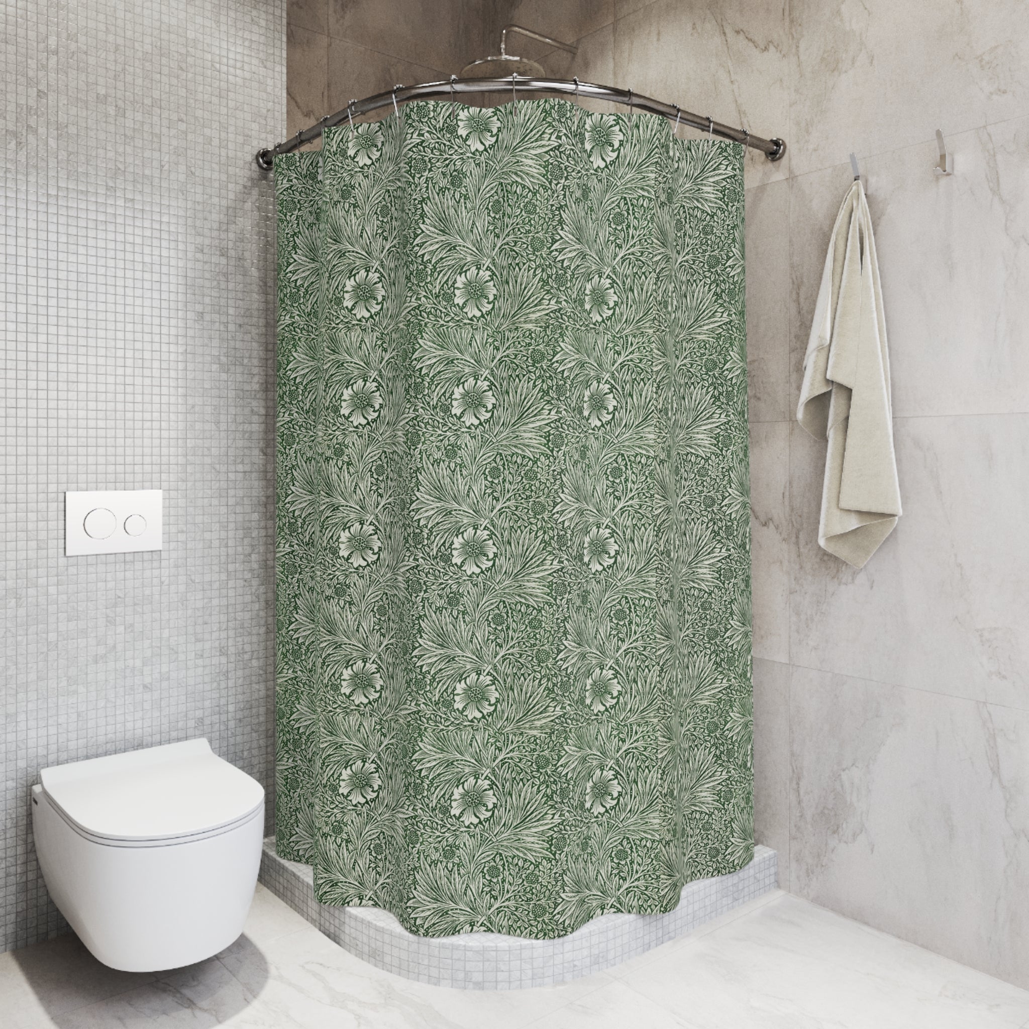 Shower Curtain inspired by William Morris - Marigold Collection