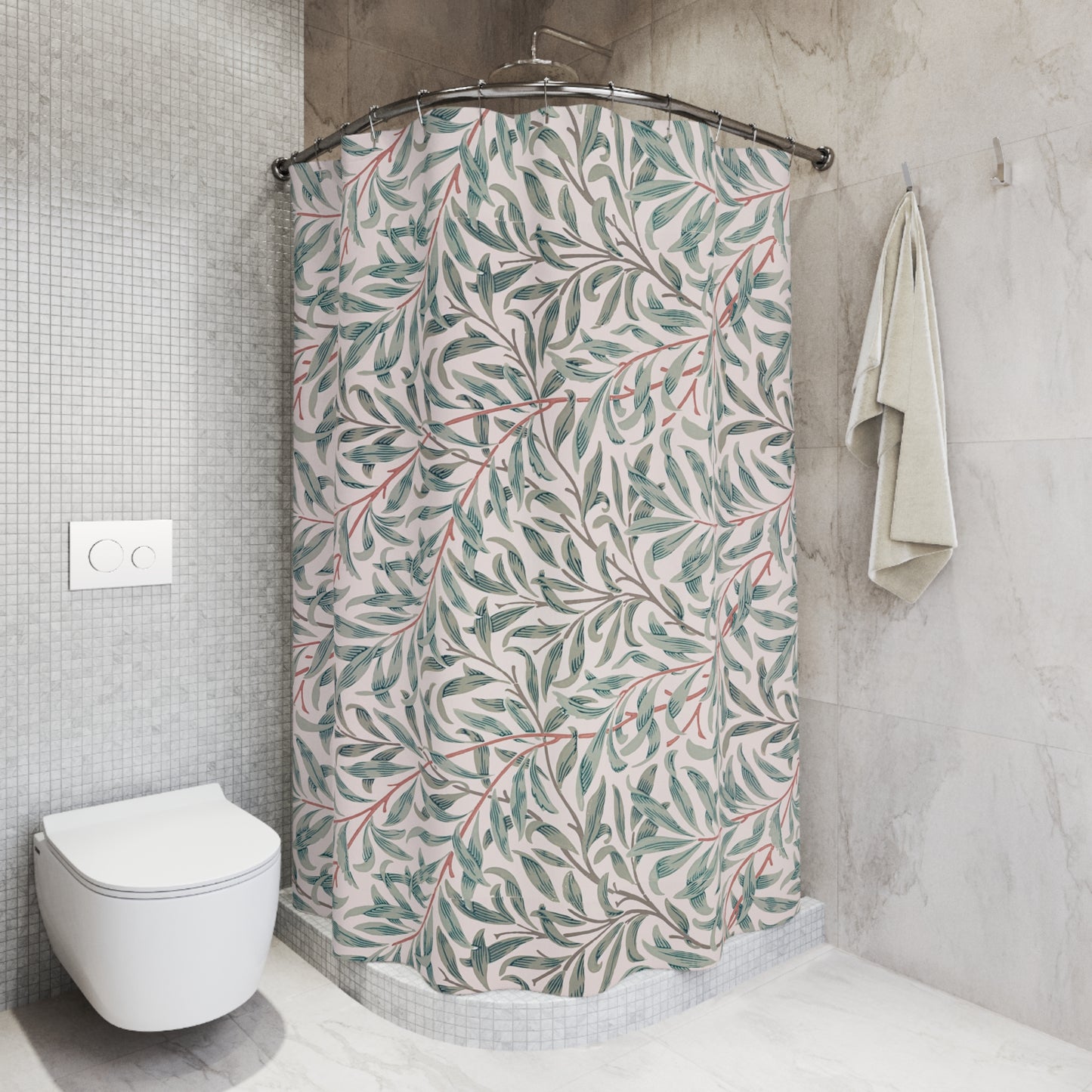Shower Curtain inspired by William Morris - Willow Bough Collection