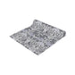 Folded fabric with a floral pattern on a white background